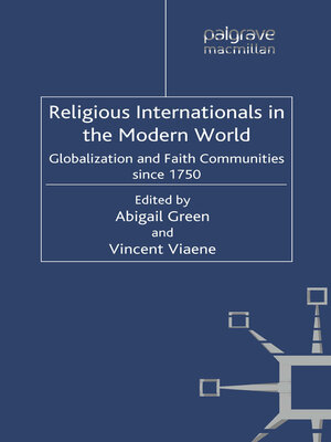 cover image of Religious Internationals in the Modern World